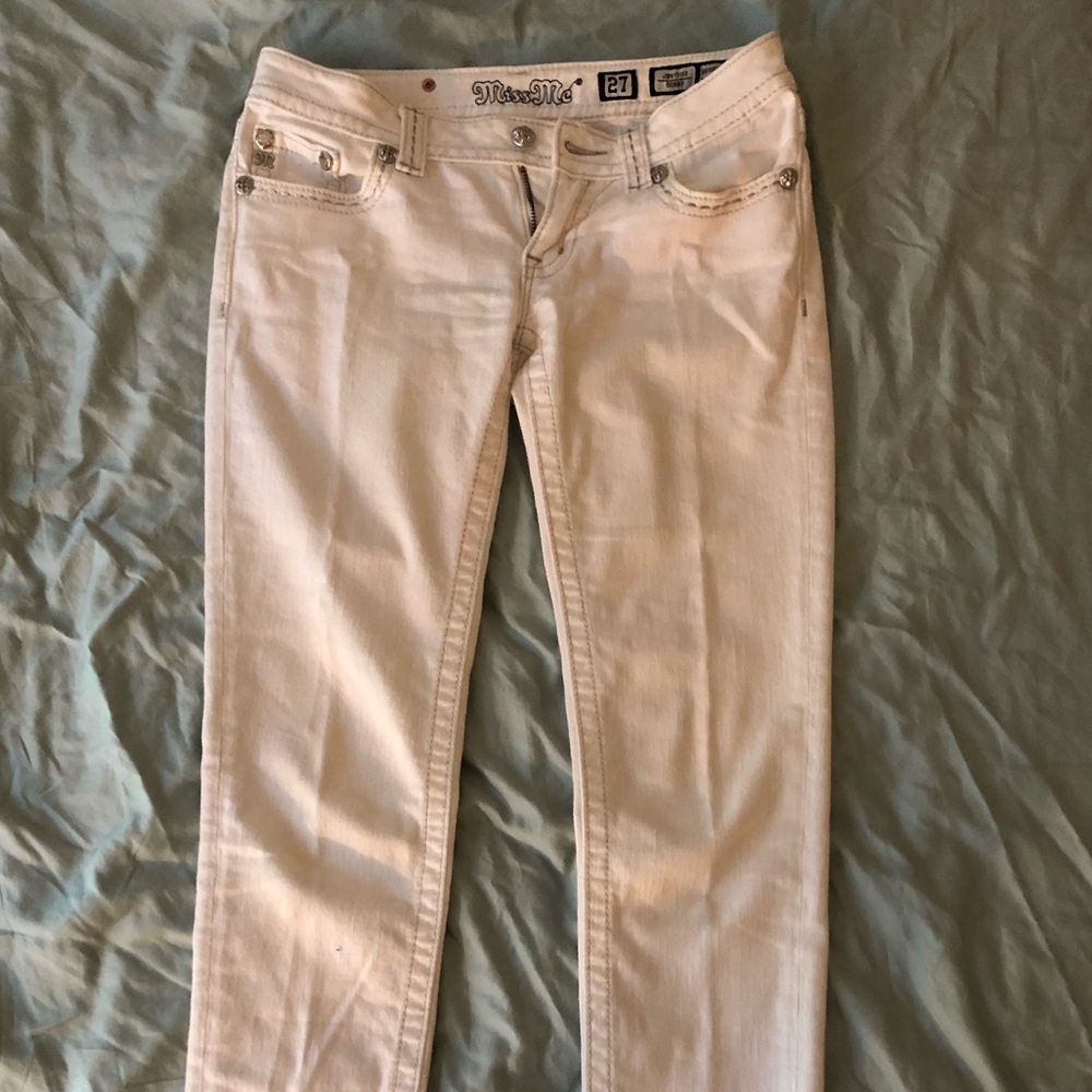 Miss Me white jeans